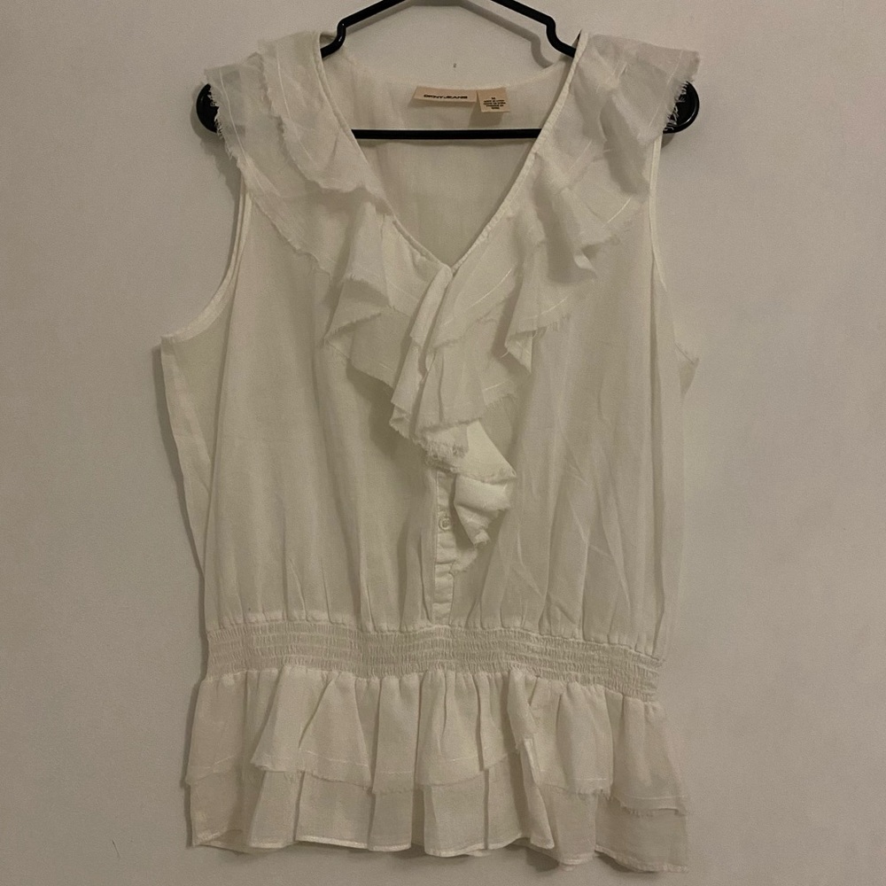 DKNY Jeans Women’s White Blouse